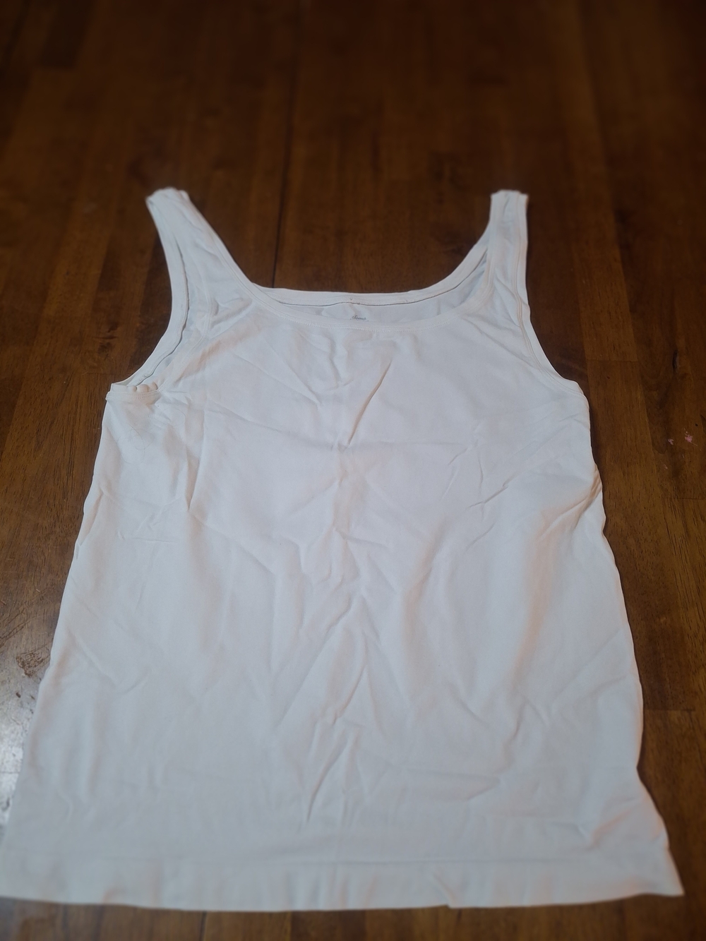 Soma White Scoop Neck Tank Top